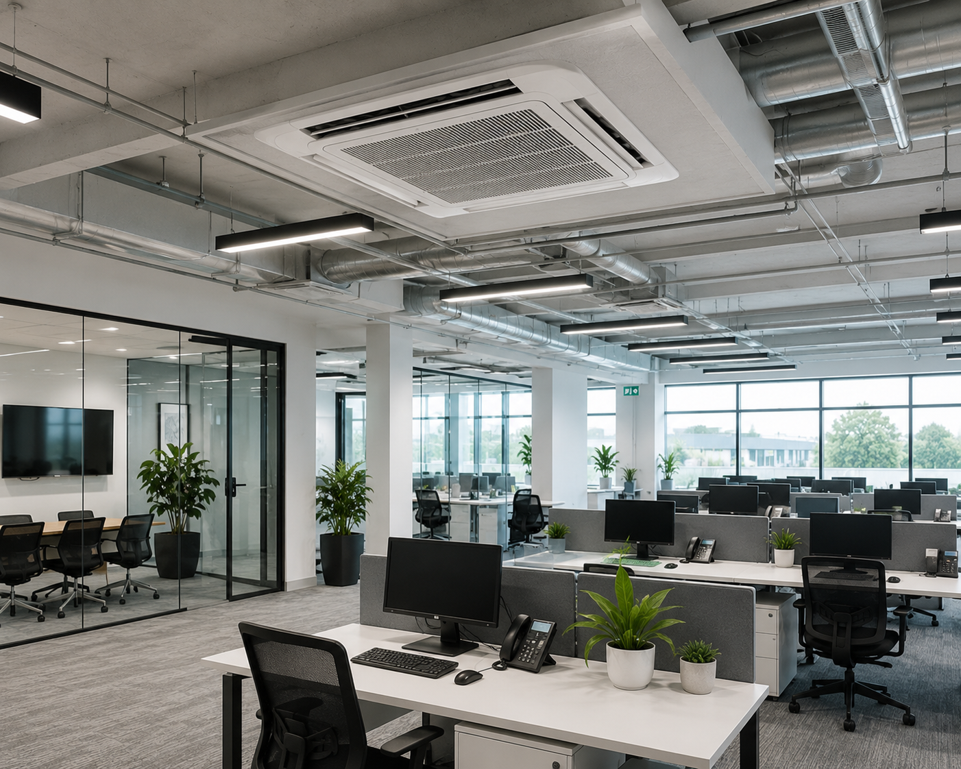 Commercial AC installation Fife