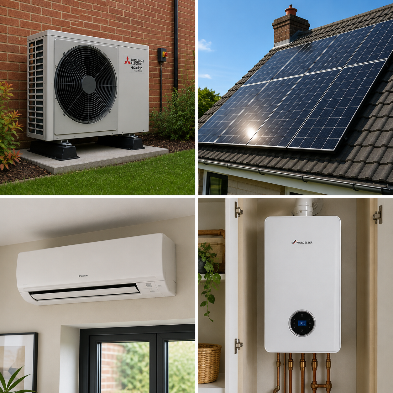 HP, Solar, AC, Boiler installation in Fife